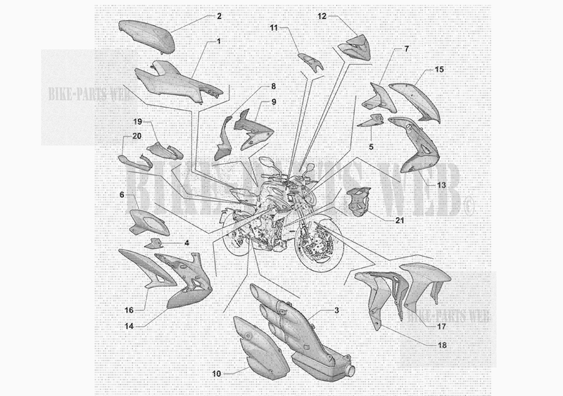 SPECIAL PARTS (675 MY16/19 800) for MV Agusta 022 2020