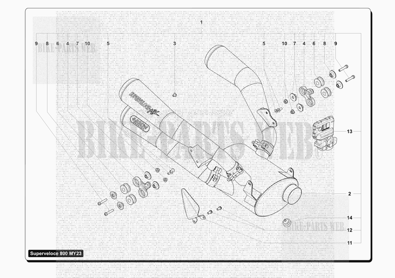 SPECIAL PARTS for MV Agusta SUPERVELOCE 800 2023