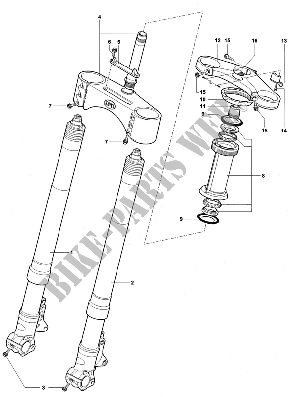 FRONT FORK  for MV Agusta F4 750S 2002