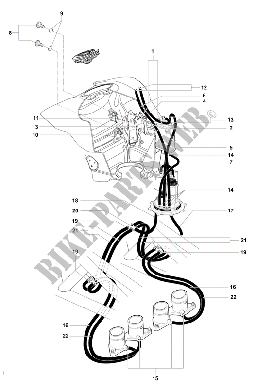 CARBON CANISTER USA for MV Agusta F4 2015