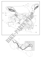 WIRING HARNESS   MIRRORS for MV Agusta F4 RC 2015