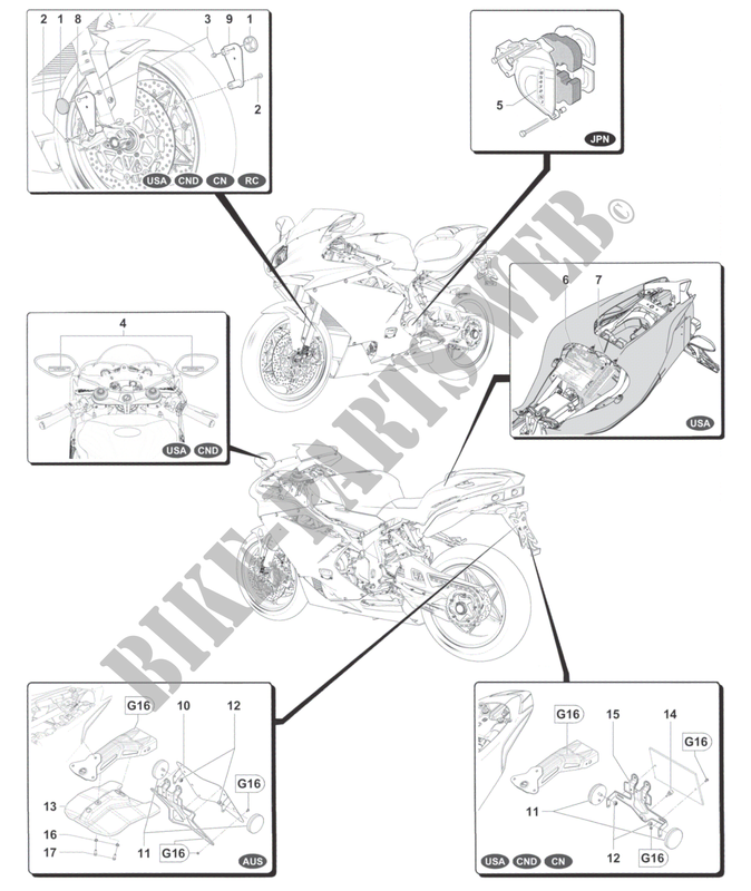 OTHER COUNTRIES VERSIONS for MV Agusta F4 RC 2015
